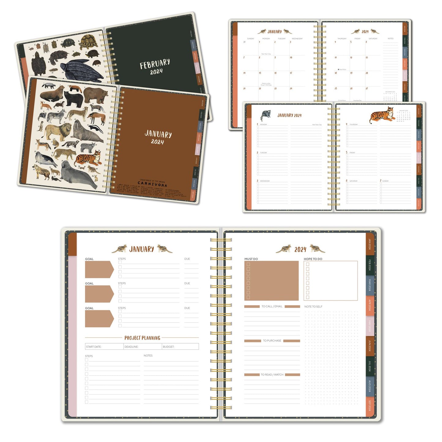 Deluxe Hardcover Planner- 2024- Kelzuki x High Note