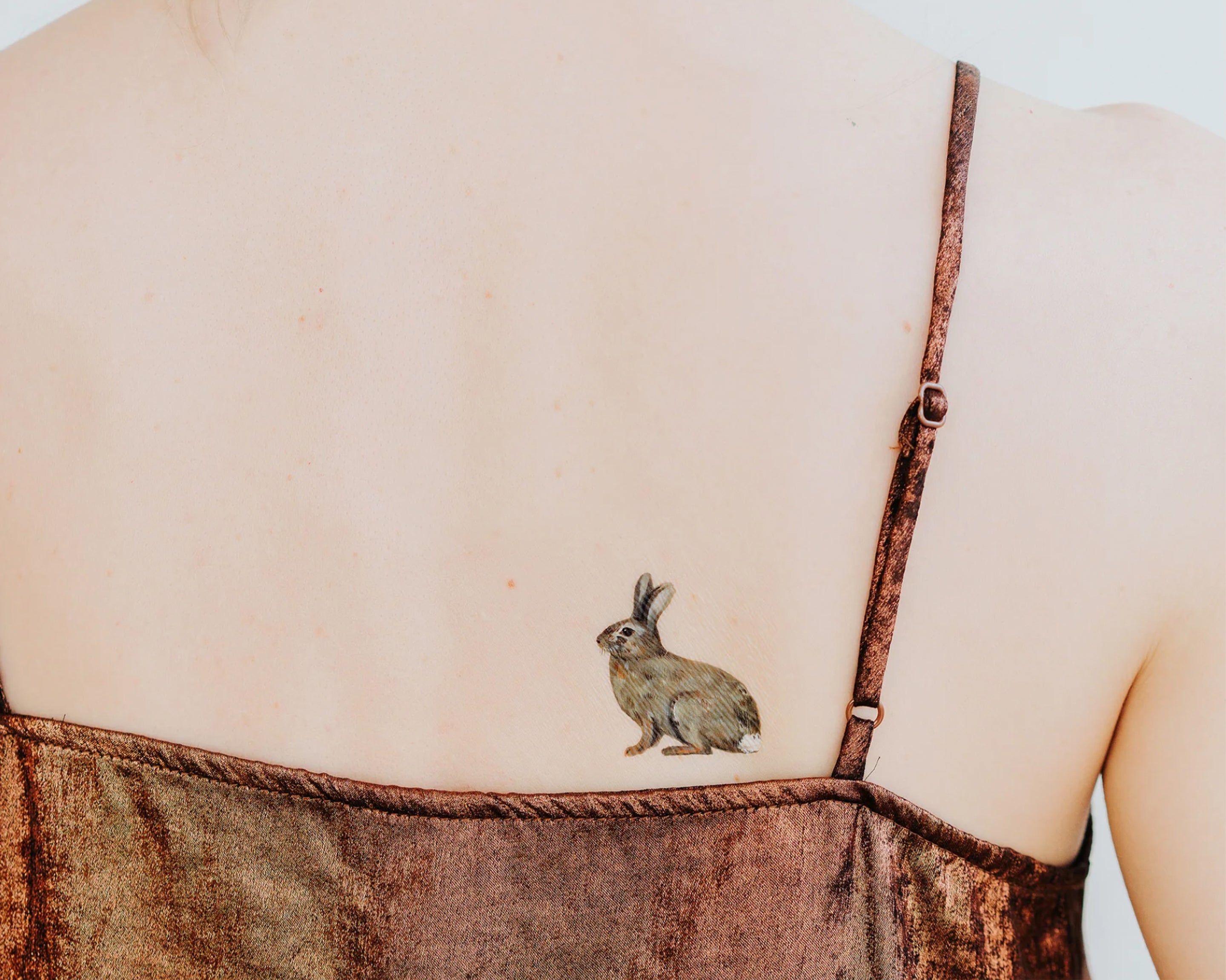 White Rabbit Temporary Tattoo (Set of 3) – Small Tattoos